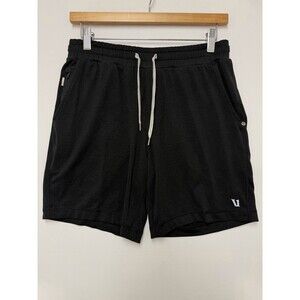 Vuori Ponto Shorts Mens Size Small Black Athletic Lounge Soft Performance V344